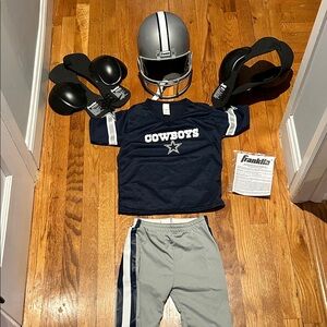 Franklin Kids Football Costume Set - Navy and Gray